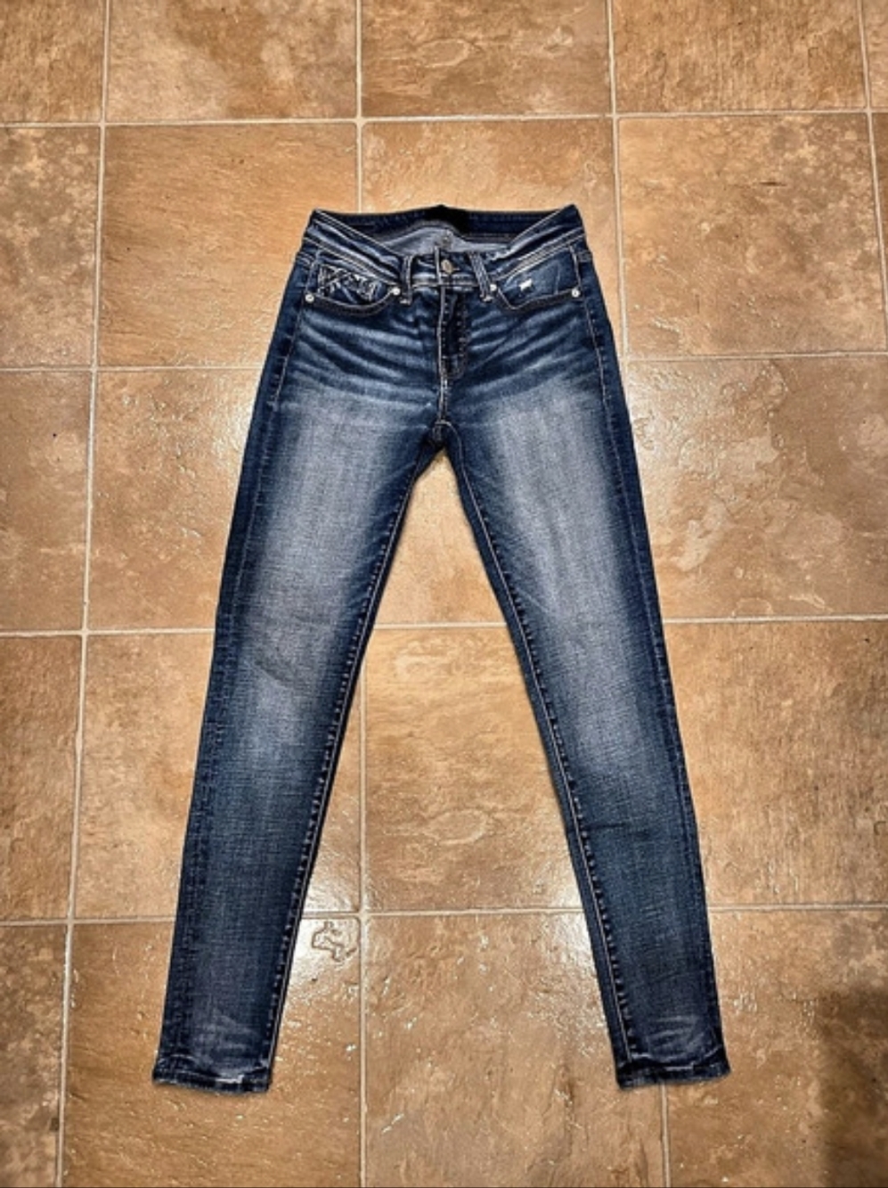 BUCKLE BLACK Fit No. 53 Skinny Jeans Blue Waist 0